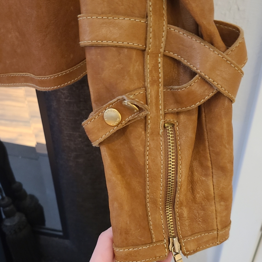 Andrew Marc Leather Jacket - Picture 3 of 14